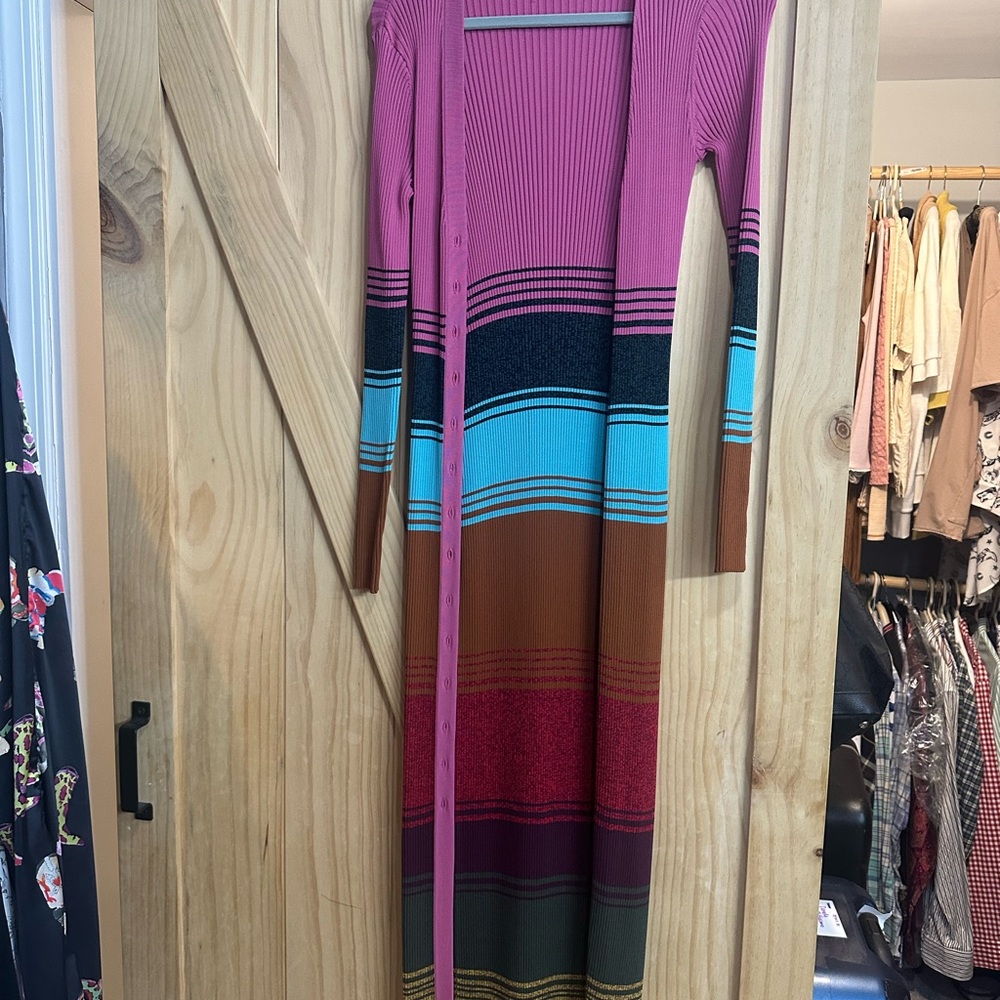 Worn 2x 
STAUD sweater dress or cardigan